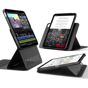 ESR for iPad A16 Case, iPad 11th/10th Generation Case (2025/2022), Removable Magnetic Cover, Adjustable Portrait/Landscape Stand with Raised Screen View, 9 Standing Angles, Black