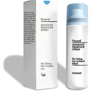 Adhesive Remover Spray,No Sting Medical Adhesive Remover for Skin,Ideal for Ostomy Patients,Sensitive Skin and Bandage Removal,Alcohol Free,50 ml