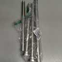 Shower Curtain Rod, 1" Diameter Heavy Duty Tension Shower Rod, Non Slip Adjustable 28-74 inch No Drill Shower Curtain Rods Spring Tension For Bathroom, Shower Stall, No Rust, Brushed Nickel