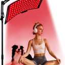 Red Light Therapy for Body, 2 in 1 Removable Red Light Panel Red Infrared Light Therapy Lamp with Stand 660nm Red & 850nm Near Infrared Light Therapy Device for Face Back or The Whole Body