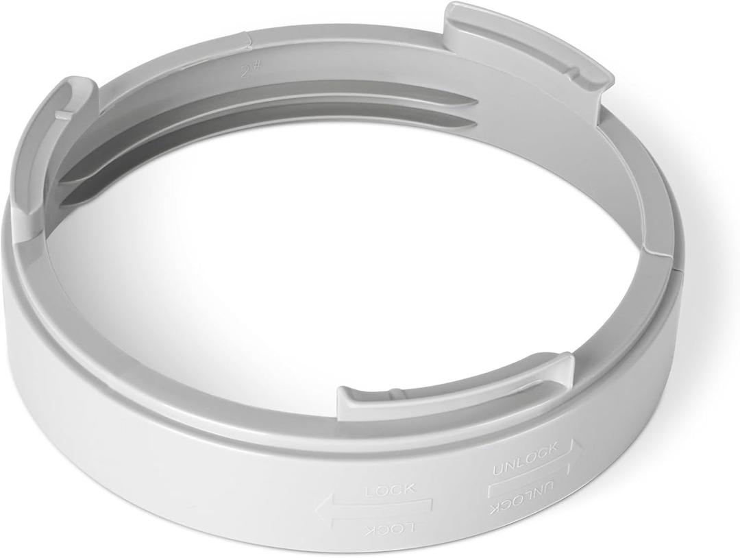 Portable Air Conditioner Exhaust Hose Connector 5.9 Inch Round Tube Adapter Exhaust Hose Coupler for Air Conditioning Exhaust Port