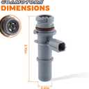 GoaMotors 5L3Z-6A666-BA PCV Valve for Ford F-150 Fusion Mustang Taurus for Lincoln Zephyr Town Car for Mercury Grand Marquis Milan Montego Monterey Sable