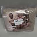 Genina Waterproof Seat Covers for Dining Room - Dining Chair, Kitchen Chair Covers slipcovers (Taupe, 4 Pcs)