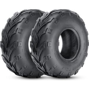 HALBERD 145/70-6 ATV & Go Kart Street Mini Bike Tires, 145 70-6 Tubeless Off-road Tires 4PR (Pack of 2)