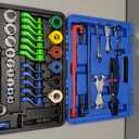 Kuntech 45pcs Master Quick Disconnect Tool Set, Fuel Line Disconnect Tool Kit for Automotive A/C Fuel & Transmission Systems, Transmission Line Disconnect Tool Compatible with Various Automotives