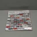 Marble Peel and Stick Backsplash for Kitchen, 10-Sheet Stick on Backsplash for Bathroom, Large Self-Adhesive Kitchen Backsplash, Red Marble Look Decorative Tiles12"12"