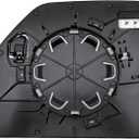 Replacement Passenger Right Side Door Towing Mirror Main Big Glass Flat Heated with Back Plate and BLIS for Ford F-150 F 250 F-350 F-450 F-550 from 2015 to 2024