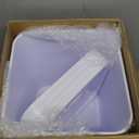 Mumufy 3 Pcs 3.5 Gallon Square Food Grade Bucket with Lid Square Bucket Pail Plastic Handles for Long Term Food Storage, Camping, Fishing, Home Organization Easy Stack and Store (White)