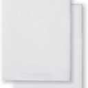 Cozy Earth Standard Pillowcases Set of 2 - Made of 100% Viscose from Bamboo, Ultra-Soft & Luxury, Woven from Naturally Breathable & Lightweight Fabric - Shore, Standard, White