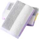 YiLUOMO Yellow Striped Pattern Hand Towels Set of 2 100% Cotton Highly Absorbent Soft Colorful Hand Towel for Bathroom 13 x 29 Inch