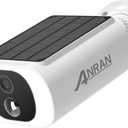 ANRAN 2K Solar Security Cameras Wireless Outdoor, 2.4Ghz WiFi Surveillance Outdoor Camera for Home Security with Embedded Solar Panel, Color Night Vision, 2-Way Talk, IP67 Waterproof, Work with Alexa