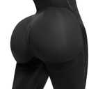 SHAPELLX Shapewear For Women Tummy Control High Waisted Body Shaper Shorts Butt Lifting Shapewear Higher Power Panties, (Black,Small) 
