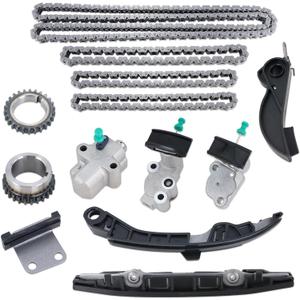 Timing Chain Kit Compatible With 2017-2024 Nissan Pathfinder 2017-2024 Infiniti QX60 V6 3.5L for VQ35DD Engine Replace# 130706KA1C 130286KA0A 130286KA1B 150436KA0A