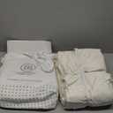 Threadmill Luxury Supima Cotton Sheets, Luxury 1200 Thread Count Soft 100% Cotton Sheets for Full Size Bed, 4 Pc Ivory Bed Sheets Full Set, 5-Star Hotel Quality Deep Pocket Bed Sheets Set