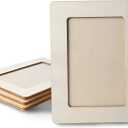 Bright Creations Wooden Picture Frame for 4 x 6 Inch Photos - Unfinished Wood Frames (4 Pack)