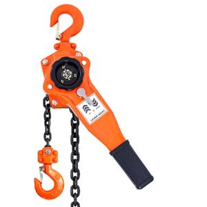 Lever Chain Hoist 3300lbs 10ft 1-1/2 ton Come Along Ratchet Puller Hoists for Heavy Duty Lifting (1.5ton)