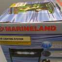 Marineland Portrait Glass LED Aquarium Kit, 5 Gallons, Hidden Filtration,Black