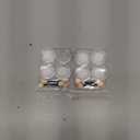 Artdone 8 Jars Chrome Nail Powder Magic White Pearl Kit Mirror Effect Silver Metallic Holographic Dip Nail Powder Decoration Iridescent Aurora Mermaid Pigment