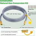 Upgraded 8216842R04 Natural Gas Conversion Kit, Compatible with Char-Broil Commercial and Signature Series Dual Fuel Grills (2020 and Newer), Converts Propane to Natural Gas