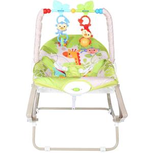 Baby Chair Detachable Soft Baby Rocking Chair Cradle with Two Toys, 25.59 inches x 27.17 inches x 19.29 inches