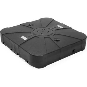 Patio Outdoor Cantilever Umbrella Base, Fillable Stand with Wheels, 265 lbs Capacity for Large Offset Umbrella (34 inch)