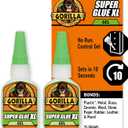 Gorilla Super Glue Gel XL, Clear Glue, 25 Gram (Pack of 2) - All Purpose and Fast Setting for Projects and Repairs