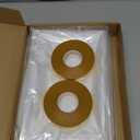 Pangda 2 Pack Window Insulation Kit 63 x 394 Inch Plastic Window Covering for Winter Windows Film Wrap with Tape Double-Sided Home Winterizing Kit for 3 x 5 ft Windows