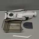 QYKIC Safe Mandoline Slicer, Potato Clips Vegetable Food Cutter, Thickness Adjustable for Cucumber Onion Lemon with Vegetable Peeler (Only Slicer) Grey (3 IN 1 Gray)