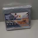 FunFurry Washable Pee Pads for Dogs - 4 Pack Reusable Pee Pads，Waterproof Puppy Pads，Pet Training Pads，Super Absorbent with Dog Paw Shape Non-Slip Backing (Light Grey, 18" X 24" - 4 Pack)