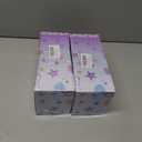 2 x Birthday Gifts for 4 5 6 7 8 9 10 11 12 Year Old Girls Monogrammed Initial Glass Cups,16oz Glass Cups with lid and straw, Personlized Valentine Mermaid Gifts for Kids Girls Purple K