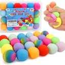24 Pack Stress Balls, Stretchy Squishy Ball Fidget Toys for Kids Adults Stress Relief, Squeeze Ball Sensory Toys for Party Favors Classroom Prizes Easter Gifts Toys Basket Stuffers