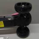 24V Electric Scooter for Kids w/150W Powerful Motor, Thumb Throttle, LCD Screen, Bluetooth, Light-Up Stem Deck & Wheels, 3 Adjustable Heights, 5MPH Safe Speed, 3 Wheel Electric Scooter for Kids (Pink)