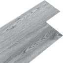 INMOZATA Peel & Stick Floor Tile 36-Pack Vinyl Flooring (Gray Wood)