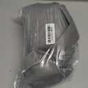 Blissful Diary Baby Splat Mat for Under High Chair, 50.4 x 50.4 Inch Wipeable Splash Mat, Waterproof and Washable, Anti-Slip Floor Protector, Silver Mist