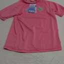 Kanu Surf Girls' Jade Rash Guard UPF 50+ Sun Protection Short Sleeve Swim Shirt (14-16, Ariel Pink)