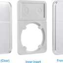 10-Pack Coin Slab Display Holder, Storage Case for Morgan, Peace, IKE Silver 38mm Dollar Coin, Organize Your Coin Collection with Clear Acrylic Cases