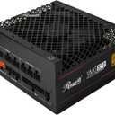 Rosewill VMG 850W 80+ Gold, ATX 3.0 & 3.1 Compatible, Full Modular Low-Noise Power Supply, PCIe 5.1 12V-2x6 Connector, 100% Japanese Electrolytic Capacitor, 120mm FDB Silent Fan 
