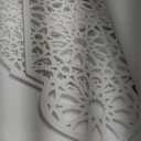 Sintuff 2 Pack Large Wooden Ramadan Decor Islamic Eid Mubarak 3ft Crescent Moon & 4ft Mosque Dome White Floor Decor for Room Entrances Ramadan Kareem Gift Party Home Decoration, Lights Not Included