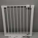 Safety 1st Easy Install Walk Thru Baby Gate for Doorway With Door, Dog Gates, Fits 29"-38", Easy Install 28" Tall, White