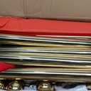 VEVOR Stanchions and Velvet Ropes 6Pcs, Hollow Base with Stainless Steel Post & 26.25ft Carpet, 4 Red Velvet Ropes, Crowd Control Barriers Gold Stanchions, Red Carpet Runner Poles for Party Supplies