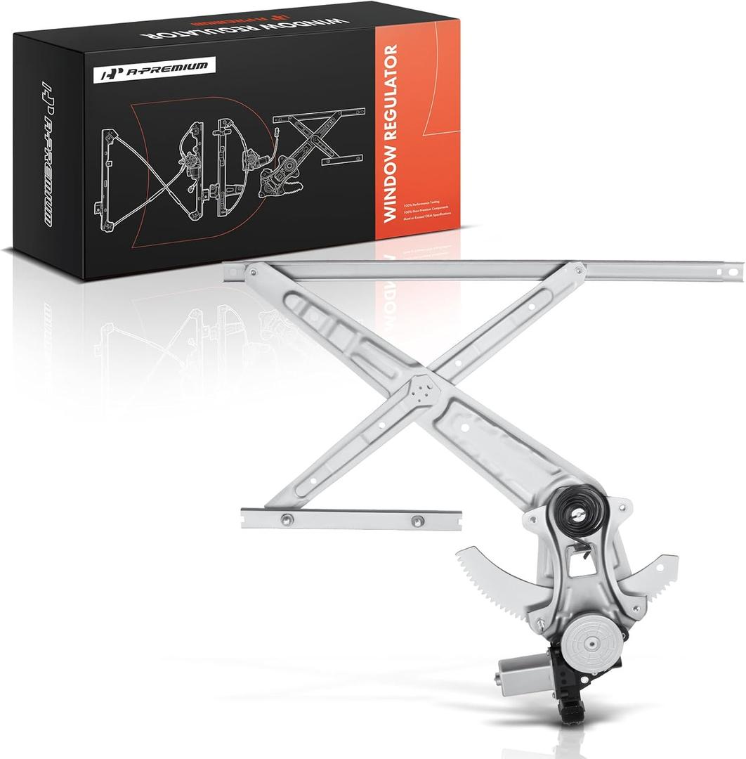 A-Premium Power Electric Window Regulator with Motor Compatible with Nissan NV1500 NV2500 NV3500 2012-2021 Front Right Passenger Side