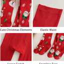 Christmas Toddler Tights,2PCS Tights for Baby Girls Infant Leggings Stockings Pantyhose for Newborn 2-12 Years (M)