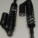 LABLT Universal Motorcycle Air Shocks Absorber 340 mm 13.5 Inch Rear Suspension Damper Replacement for Honda Yamaha and Most 150cc-750cc Sport Bikes, Dirt Bikes, Go-kart and Moped Quad