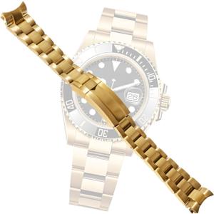 Oyster Watch Band Replacement For Rolex Datejust,Submariner,Gmt 16610 16800 20Mm