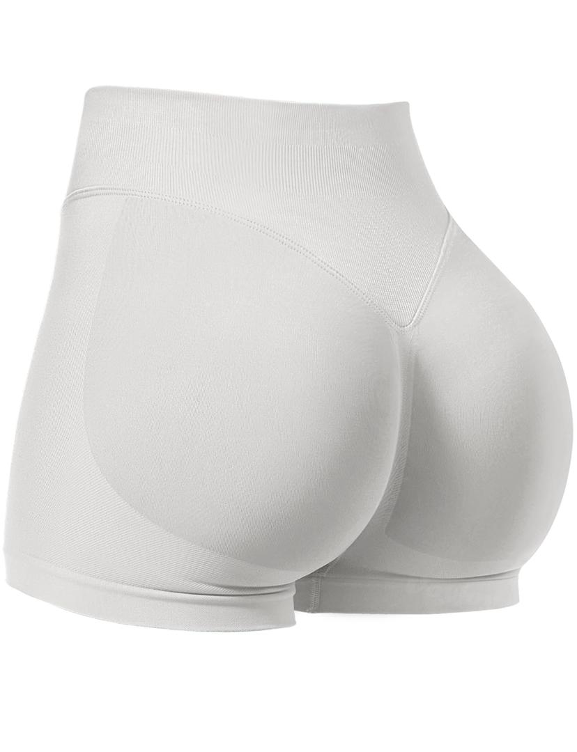 VOYJOY Women Workout Impact Shorts Scrunch Butt Lifting Gym Seamless Booty Biker Shorts, Size XS