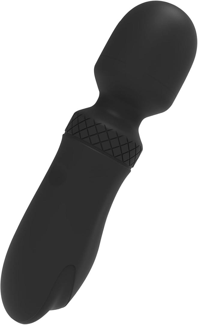Manual Back Massagers Small Handheld Massager with 10 Modes, Personal Handheld Massager for Neck Back Body Black
