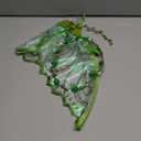 U-Goforst Fairy Wings Adult Women, Fairy Costume for Woman Butterfly Wings for Girls Adult Halloween Costume Cosplay Dress Up (Green)