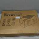 Center Console Dog Car Seat, Pet Car Seat, Armrest Middle Console Booster Travel Carrier for Small Dogs and Cats(Black Leather)