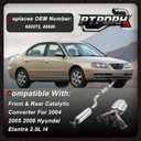 Front & Rear Catalytic Converter for Hyundai Elantra 2004 2005 2006 2.0L, Stainless Steel High Performance (EPA Compliant)
