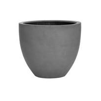 8x8x8 Clay Flower Pot, Gray